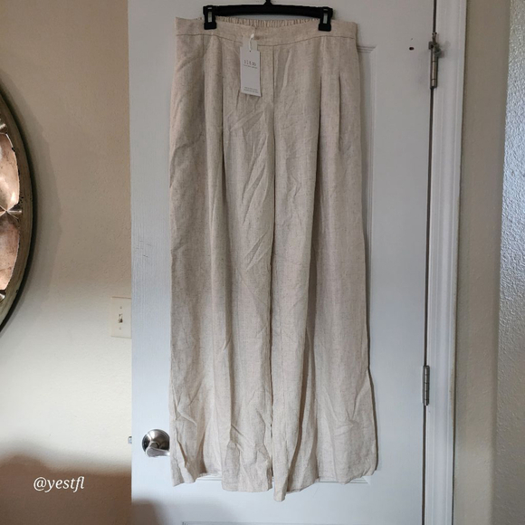 NWT ILTM linen blend pants M - Picture 4 of 5